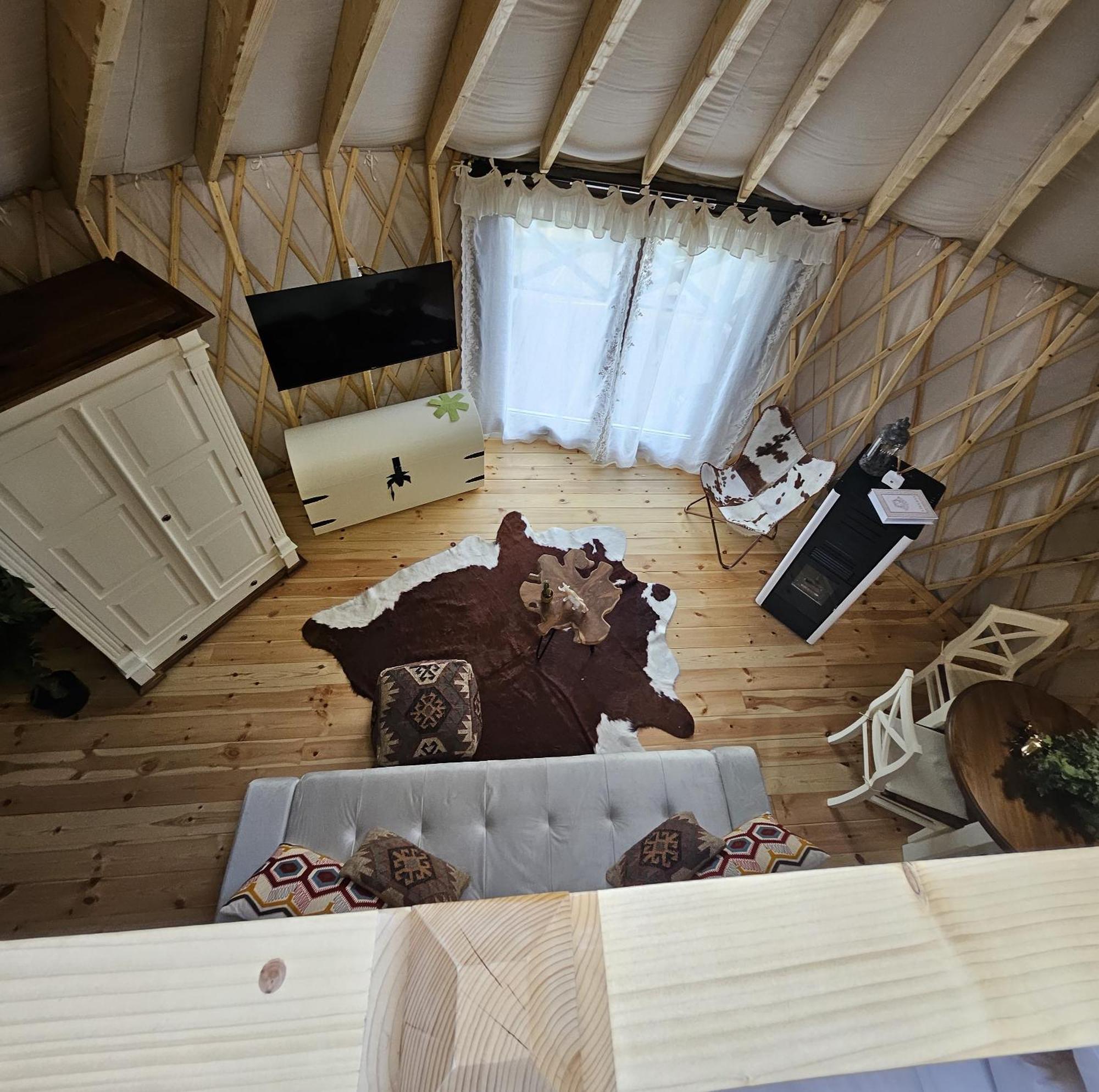 Jurta Na Wypasie - Luksusowy Namiot Z Widokiem Na Gory - Jacuzzi, Sauna, Split Ac, Private, Star View Zakopane Dış mekan fotoğraf