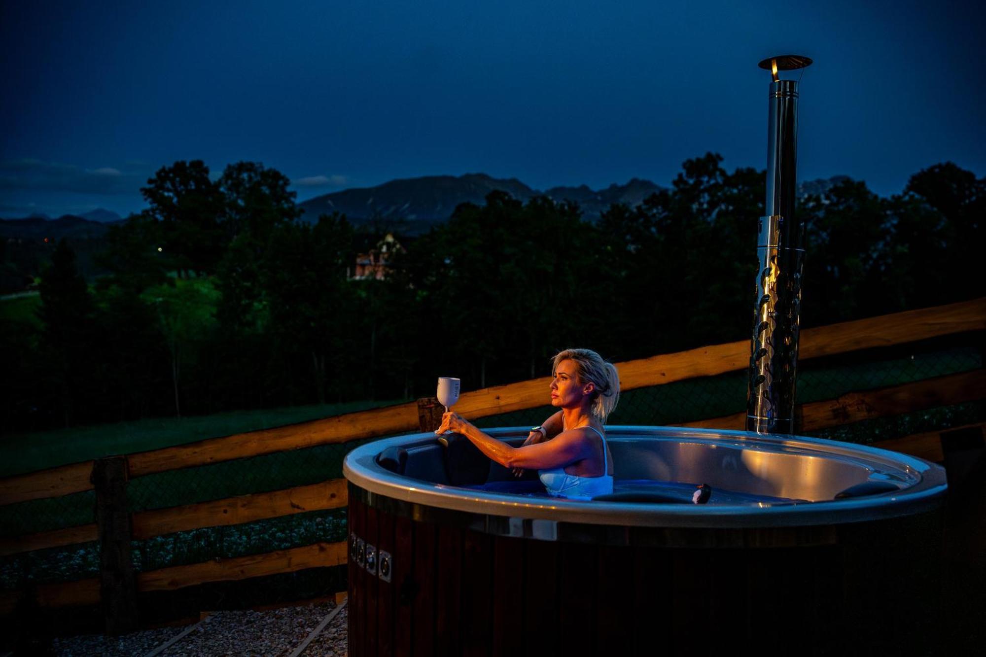 Jurta Na Wypasie - Luksusowy Namiot Z Widokiem Na Gory - Jacuzzi, Sauna, Split Ac, Private, Star View Zakopane Dış mekan fotoğraf