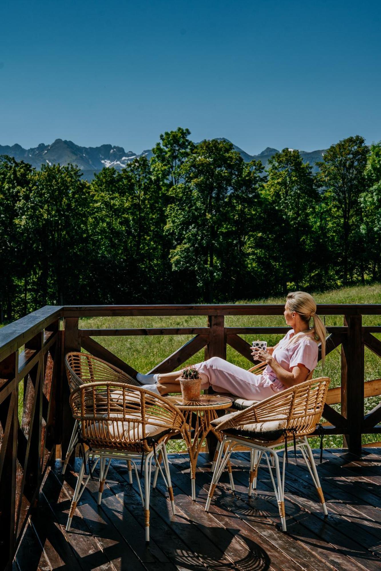 Jurta Na Wypasie - Luksusowy Namiot Z Widokiem Na Gory - Jacuzzi, Sauna, Split Ac, Private, Star View Zakopane Dış mekan fotoğraf
