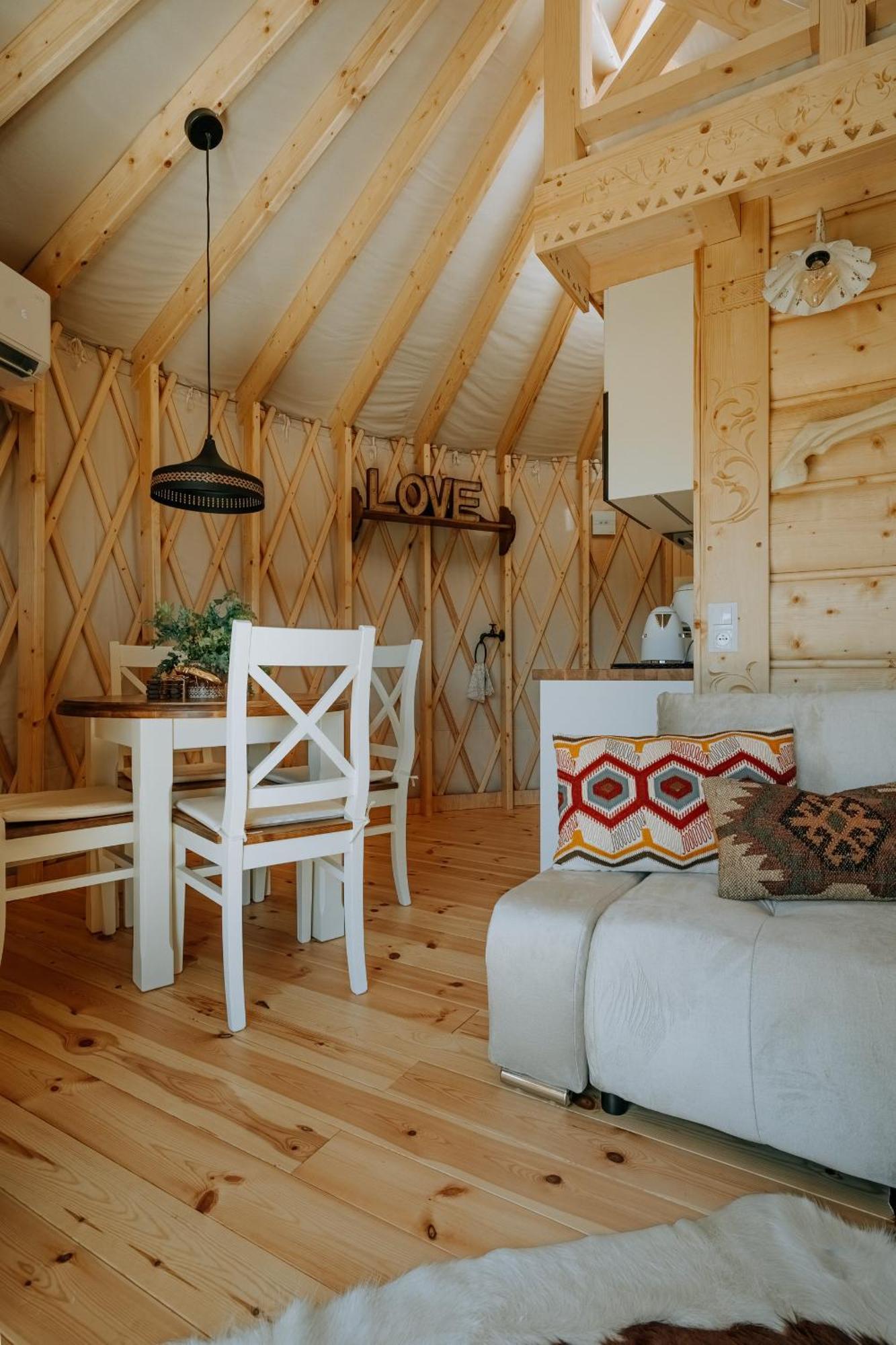 Jurta Na Wypasie - Luksusowy Namiot Z Widokiem Na Gory - Jacuzzi, Sauna, Split Ac, Private, Star View Zakopane Dış mekan fotoğraf