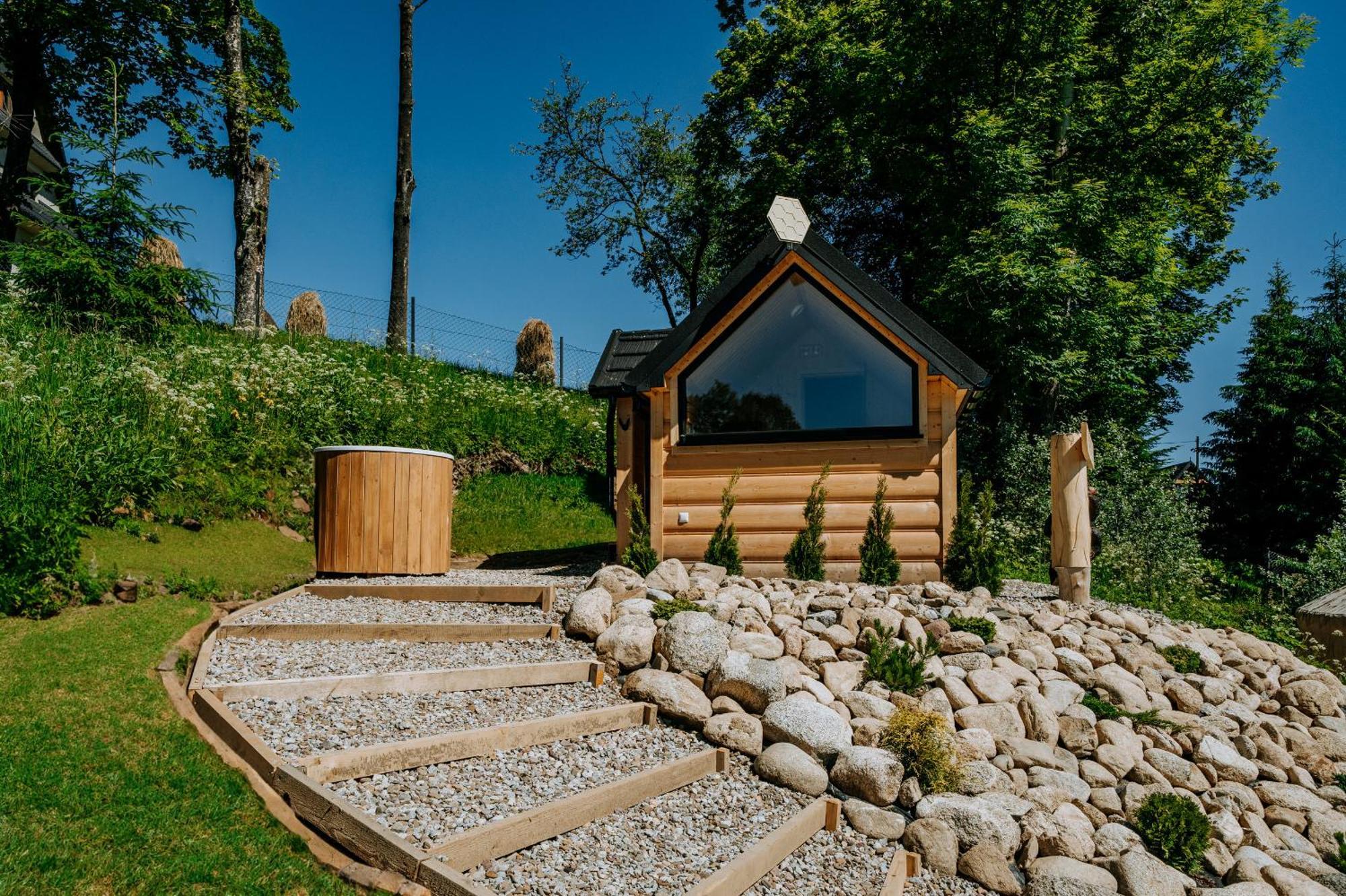 Jurta Na Wypasie - Luksusowy Namiot Z Widokiem Na Gory - Jacuzzi, Sauna, Split Ac, Private, Star View Zakopane Dış mekan fotoğraf
