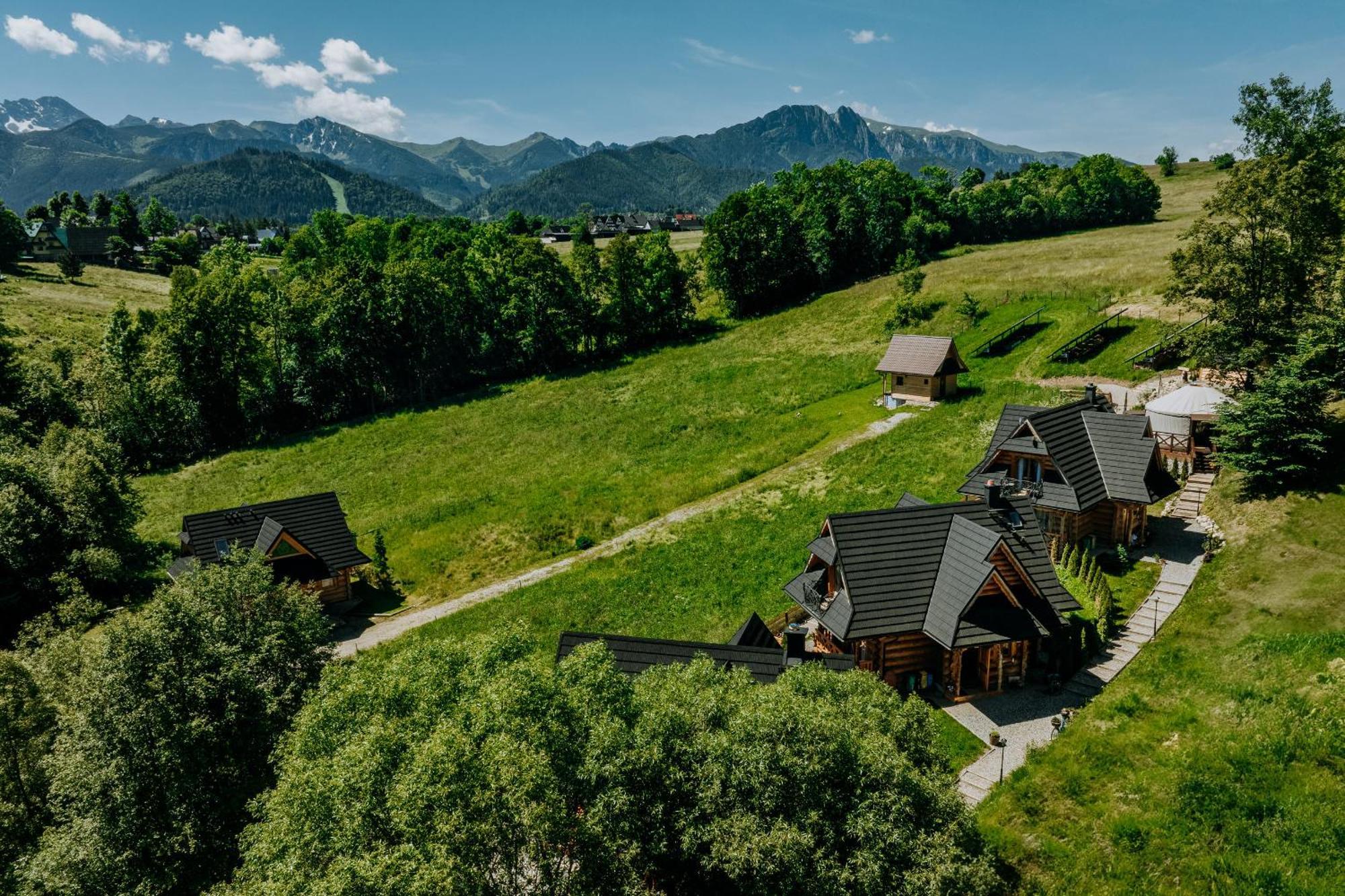 Jurta Na Wypasie - Luksusowy Namiot Z Widokiem Na Gory - Jacuzzi, Sauna, Split Ac, Private, Star View Zakopane Dış mekan fotoğraf