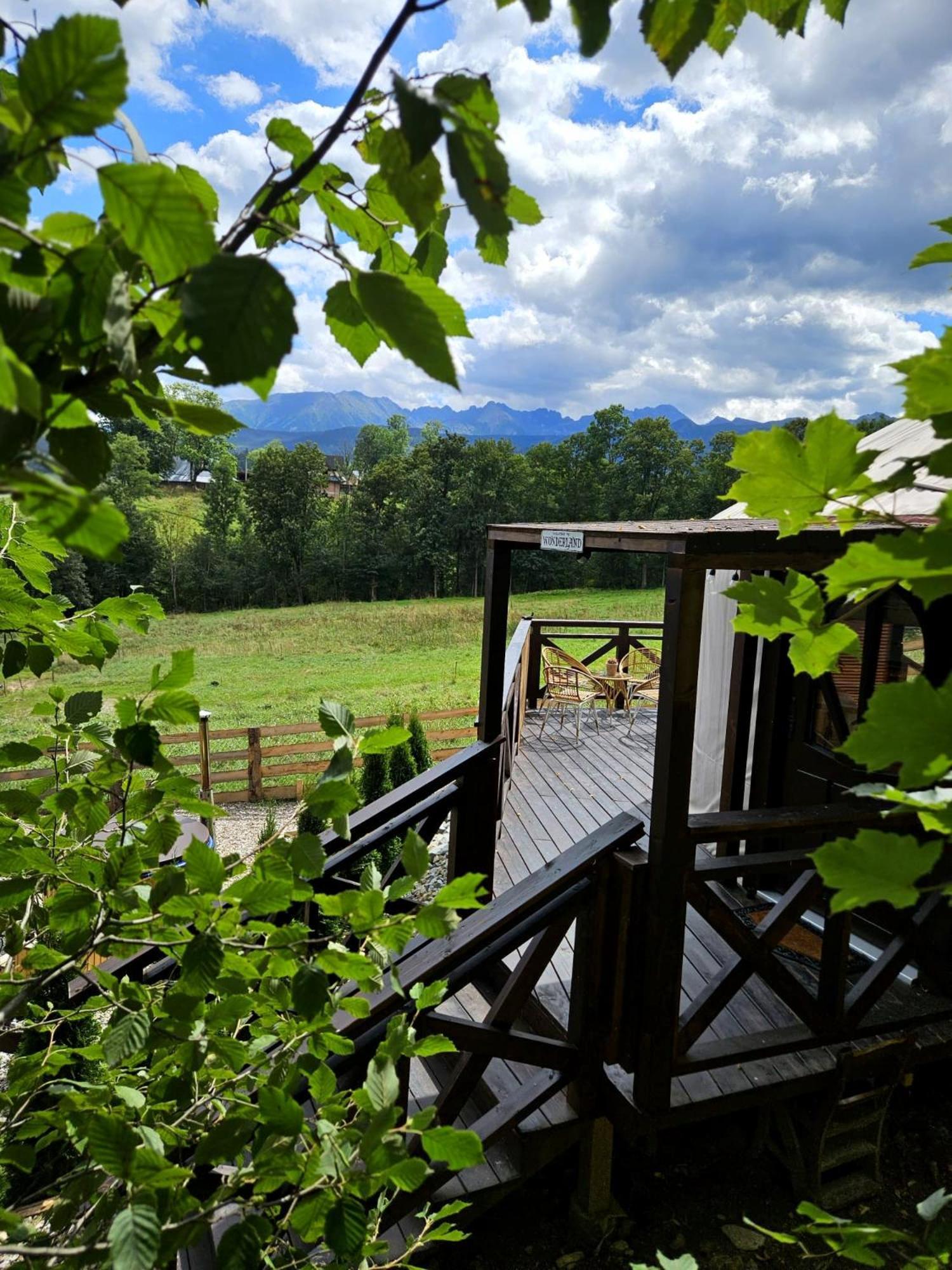 Jurta Na Wypasie - Luksusowy Namiot Z Widokiem Na Gory - Jacuzzi, Sauna, Split Ac, Private, Star View Zakopane Dış mekan fotoğraf