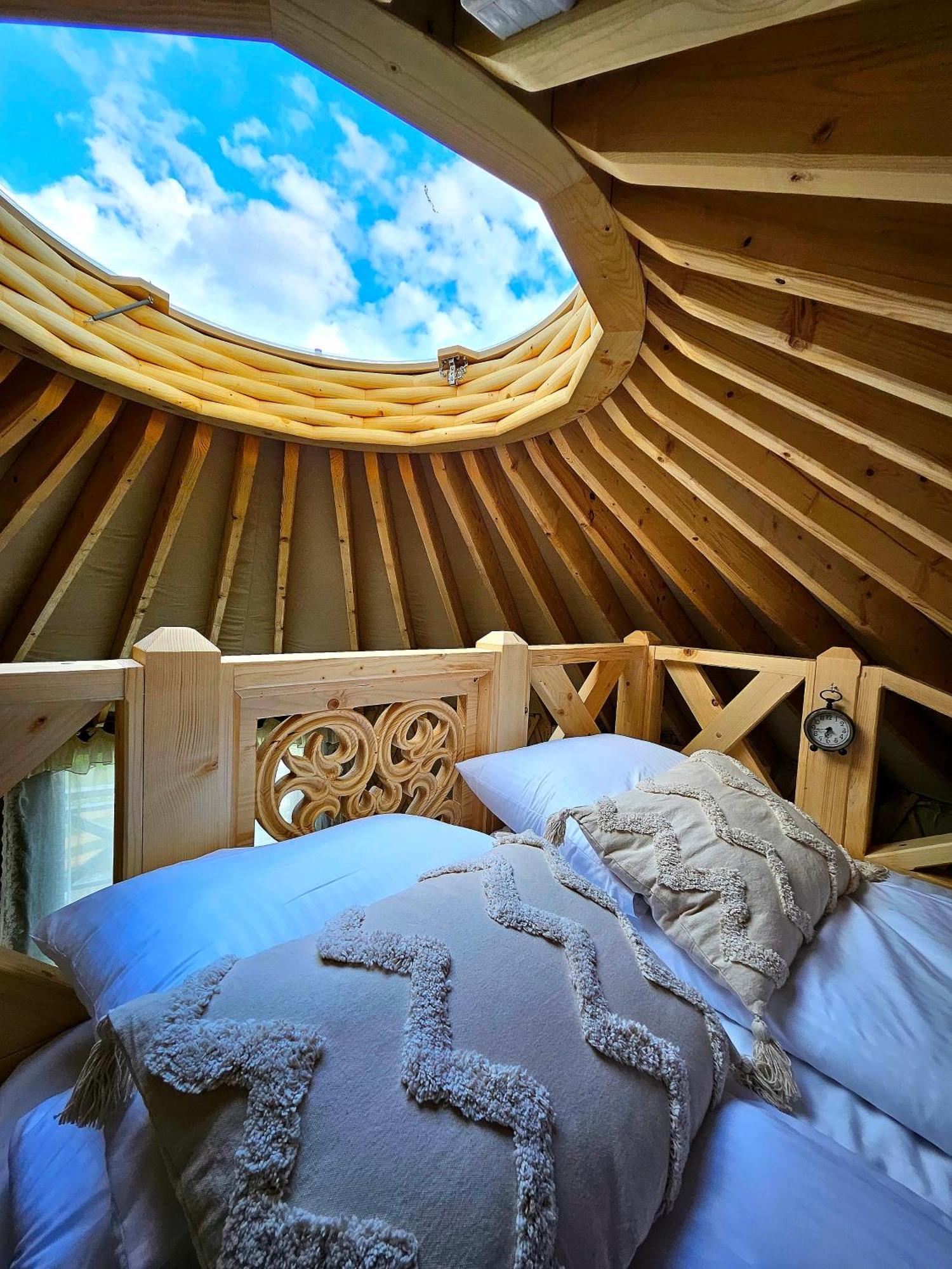 Jurta Na Wypasie - Luksusowy Namiot Z Widokiem Na Gory - Jacuzzi, Sauna, Split Ac, Private, Star View Zakopane Dış mekan fotoğraf